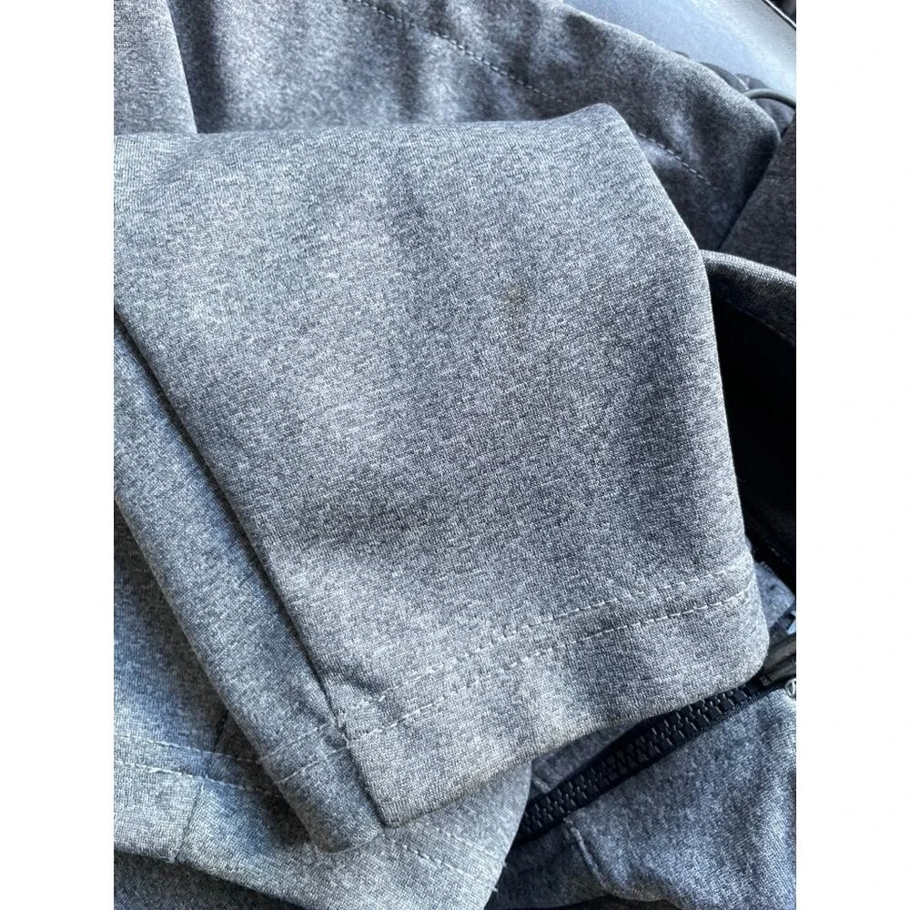 The North Face WindWall Full Zip Jacket Mens Size Large Gray Heathered Outdoor